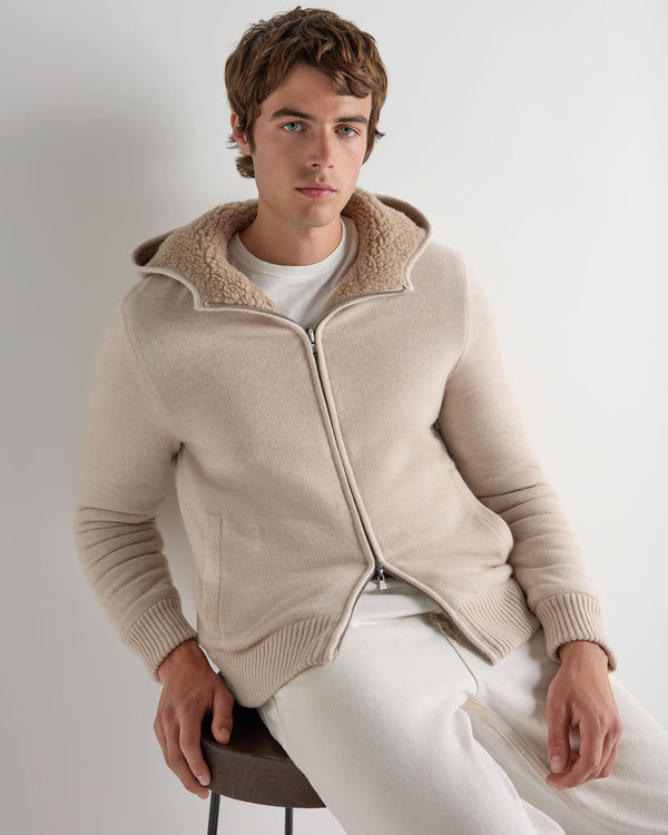 Men's Cashmere Shearling Jacket 1
