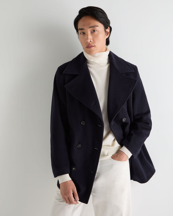 Men's Double Breasted Peacoat 7