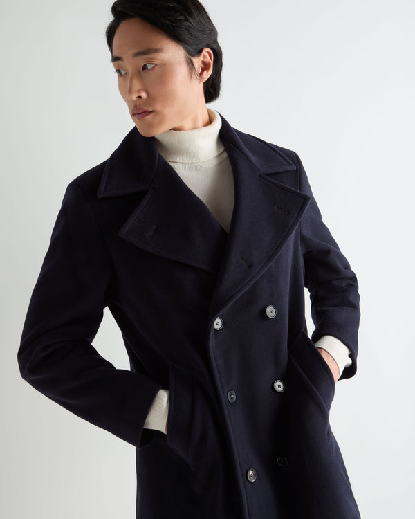Men's Double Breasted Peacoat 5