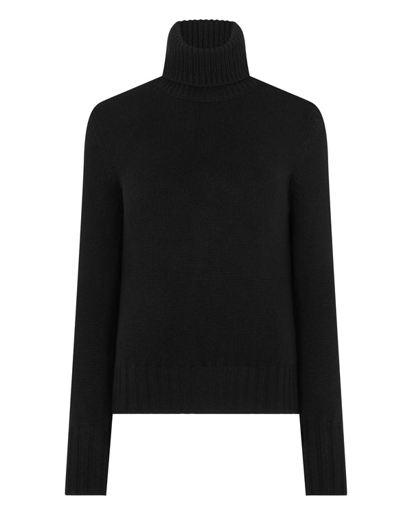 Women's Hazel Chunky Turtle Neck Cashmere Sweater 2