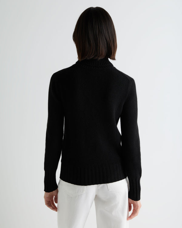 Women's Hazel Chunky Turtle Neck Cashmere Sweater 4