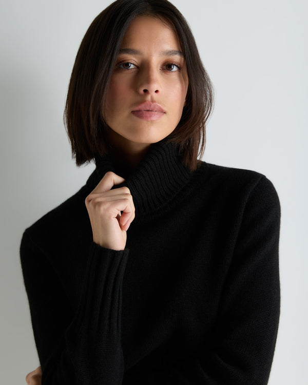 Women's Hazel Chunky Turtle Neck Cashmere Sweater 5