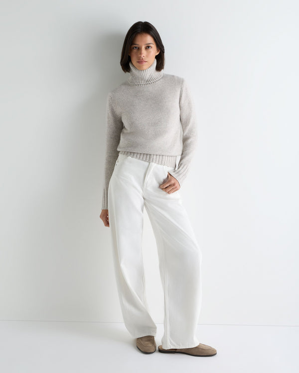 Women's Hazel Chunky Turtle Neck Cashmere Sweater 3