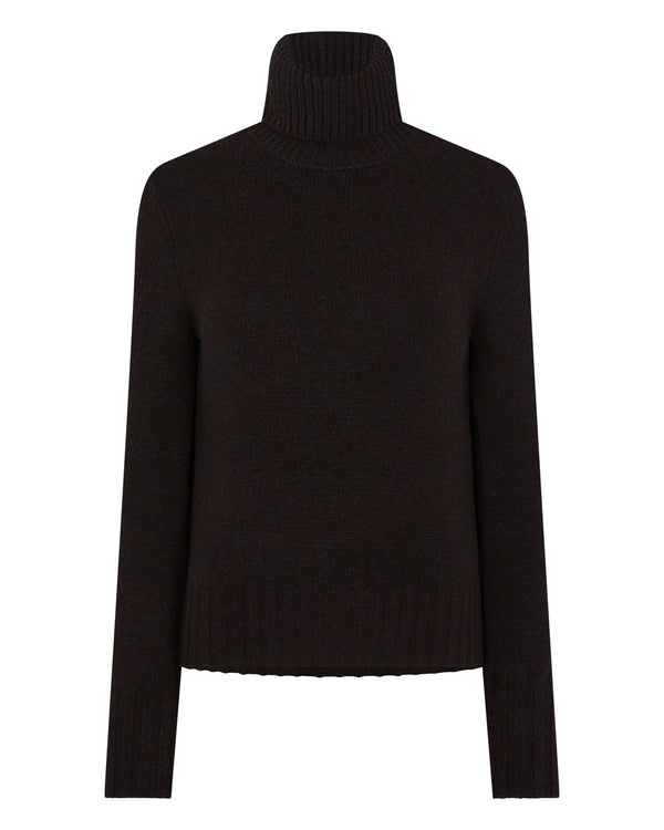 Women's Hazel Chunky Turtle Neck Cashmere Sweater 2
