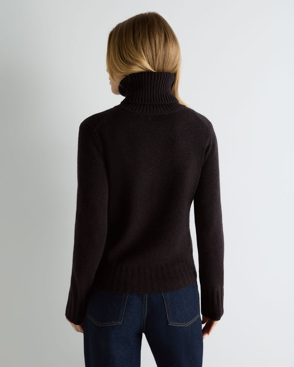 Women's Hazel Chunky Turtle Neck Cashmere Sweater 4