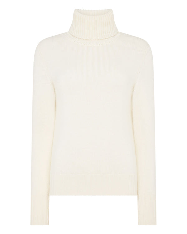 Women's Hazel Chunky Turtle Neck Cashmere Sweater 2