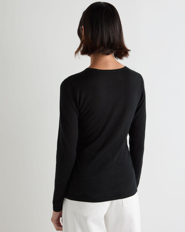 Women's Eden Superfine Cashmere Round Neck Top 4