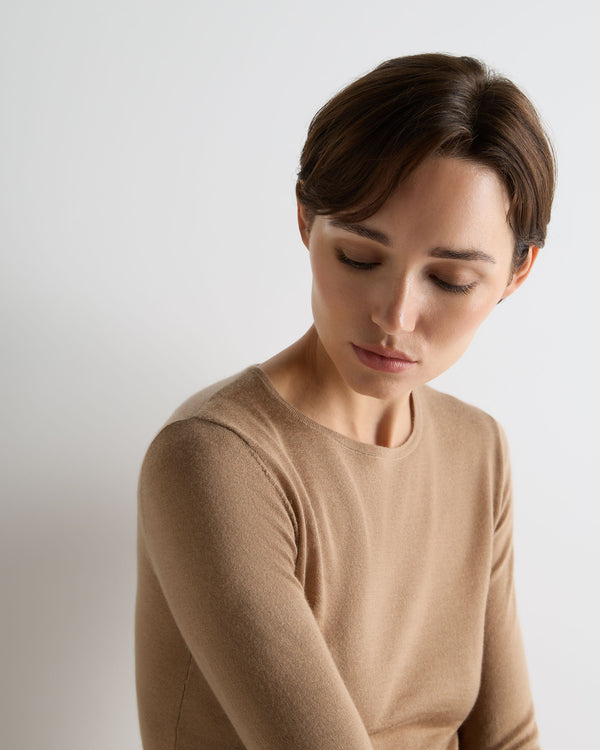 Women's Eden Superfine Cashmere Round Neck Top 5