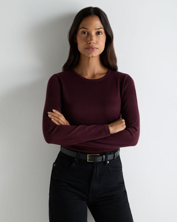 Women's Eden Superfine Cashmere Round Neck Top 1