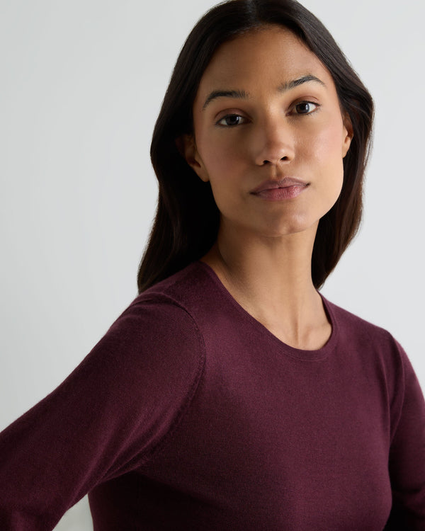 Women's Eden Superfine Cashmere Round Neck Top 5