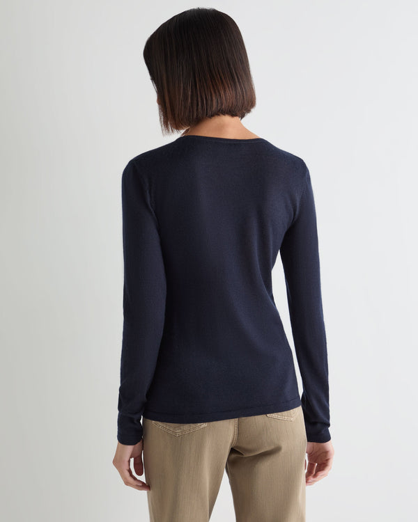 Women's Eden Superfine Cashmere Round Neck Top 4