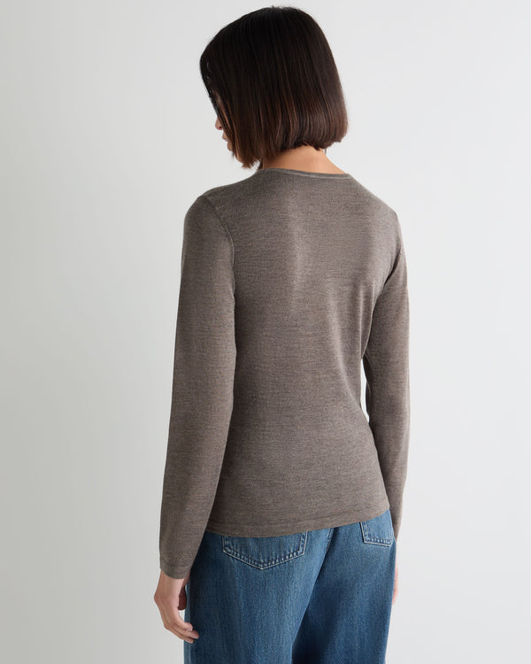 Women's Eden Superfine Cashmere Round Neck Top 4