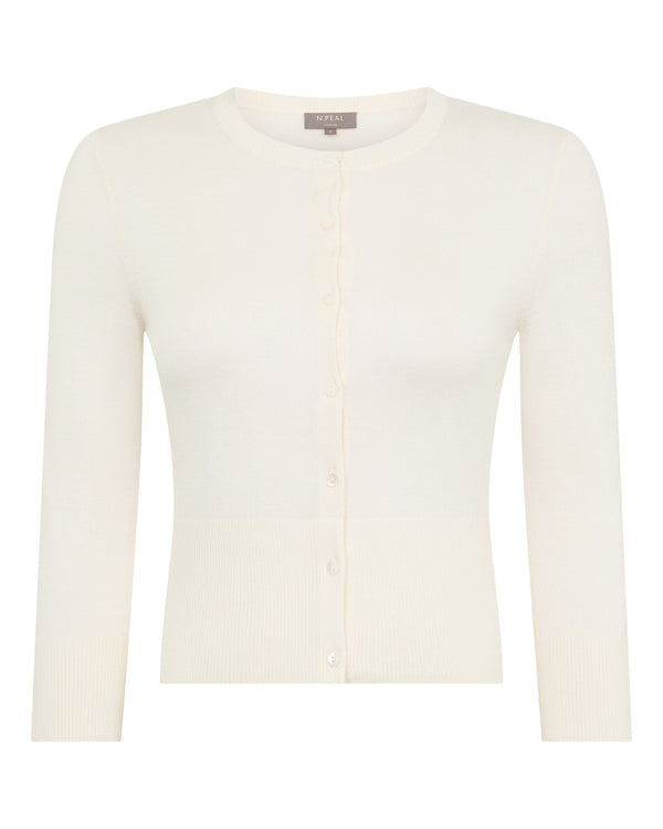 Women's Darcie Superfine Cashmere Cropped Cardigan 2