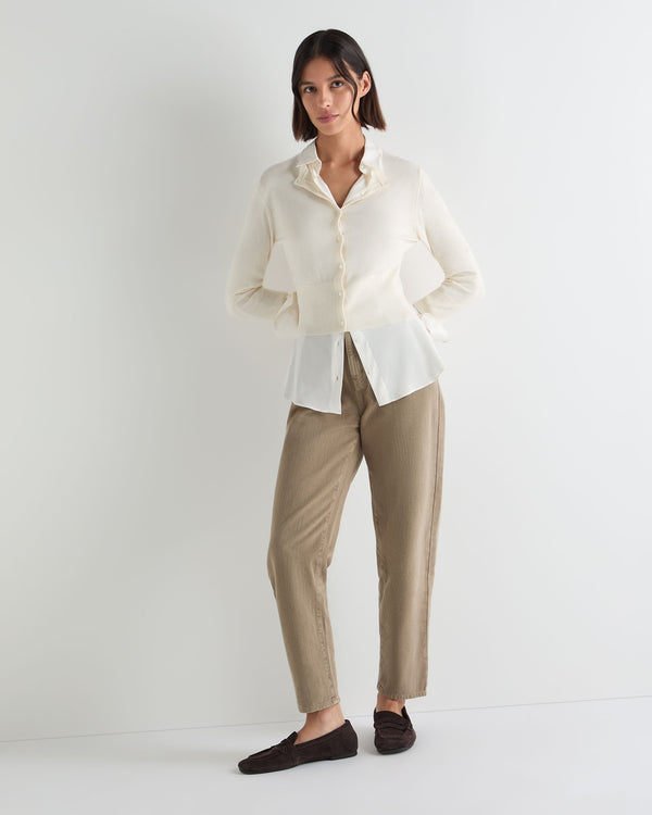 Women's Darcie Superfine Cashmere Cropped Cardigan 3