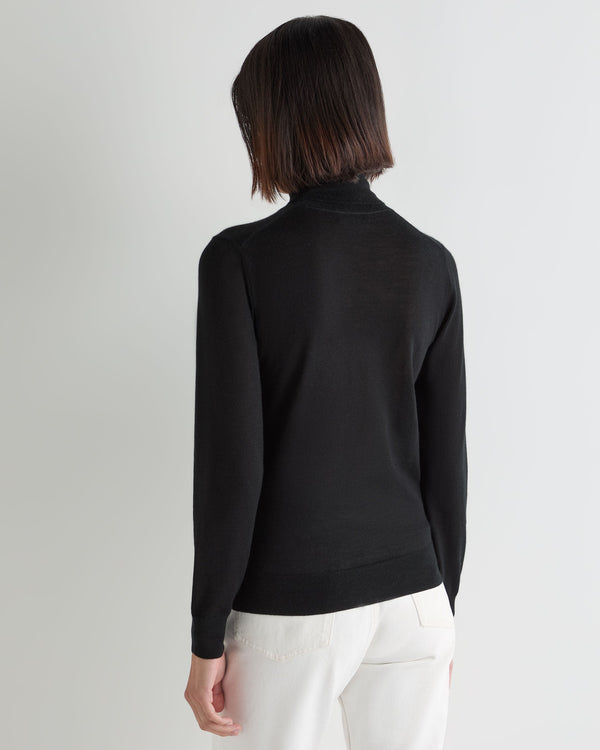 Women's Margot Superfine Cashmere Turtle Neck Sweater 4