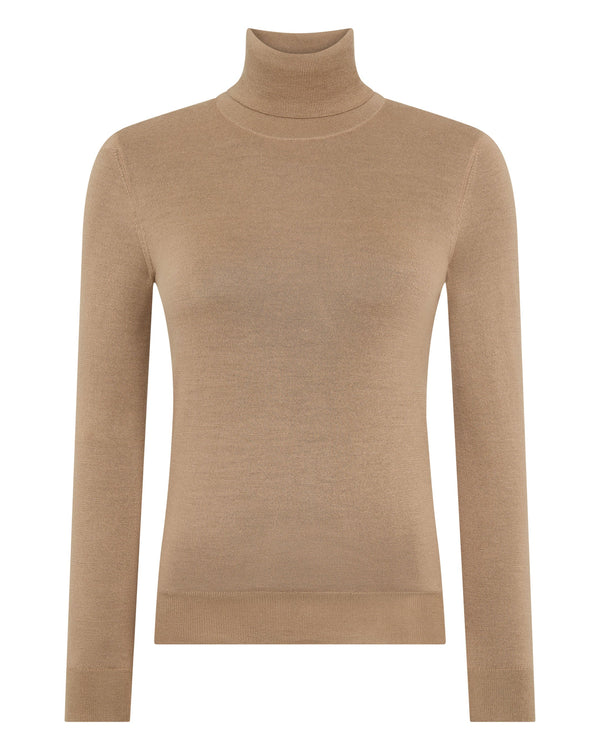 Women's Margot Superfine Cashmere Turtle Neck Sweater 2