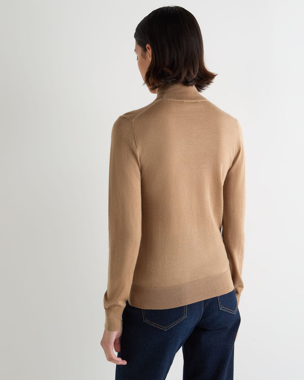 Women's Margot Superfine Cashmere Turtle Neck Sweater 4