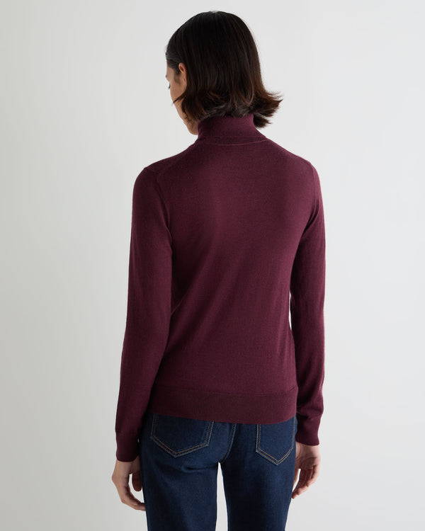 Women's Margot Superfine Cashmere Turtle Neck Sweater 4