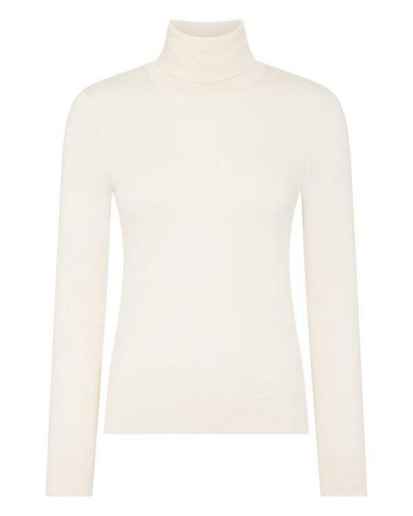 Women's Margot Superfine Cashmere Turtle Neck Sweater 2