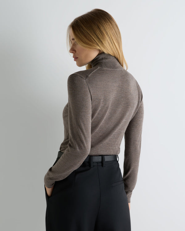 Women's Margot Superfine Cashmere Turtle Neck Sweater 4