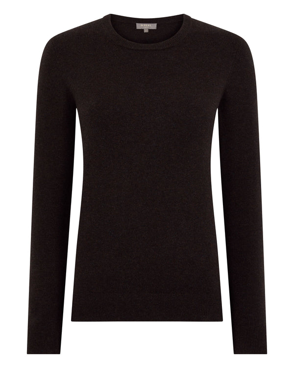 Women's Evie Classic Round Neck Cashmere Sweater 2