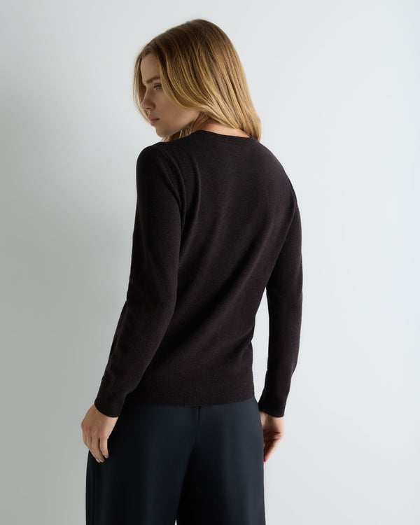 Women's Evie Classic Round Neck Cashmere Sweater 4