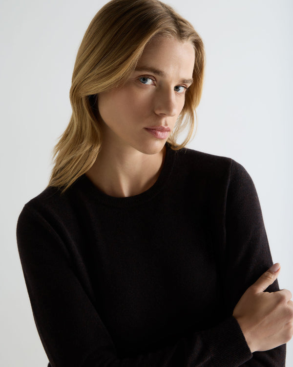 Women's Evie Classic Round Neck Cashmere Sweater 5