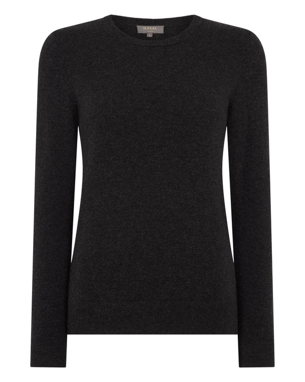 Women's Evie Classic Round Neck Cashmere Sweater 2