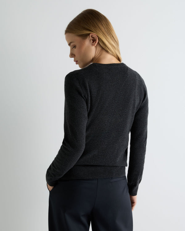 Women's Evie Classic Round Neck Cashmere Sweater 4