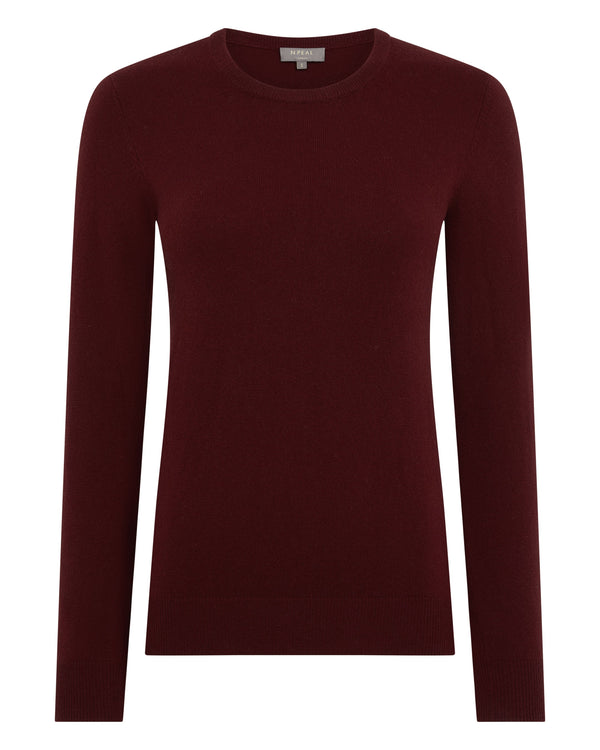 Women's Evie Classic Round Neck Cashmere Sweater 2