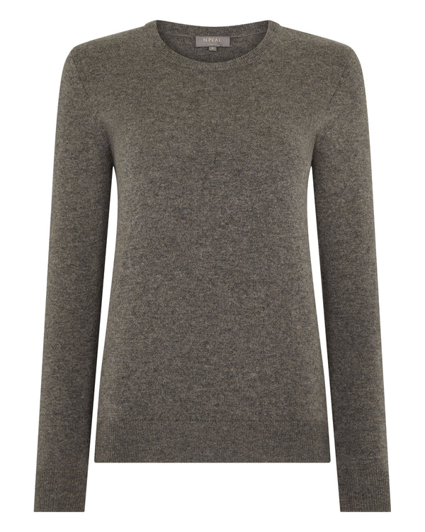 Women's Evie Classic Round Neck Cashmere Sweater 2
