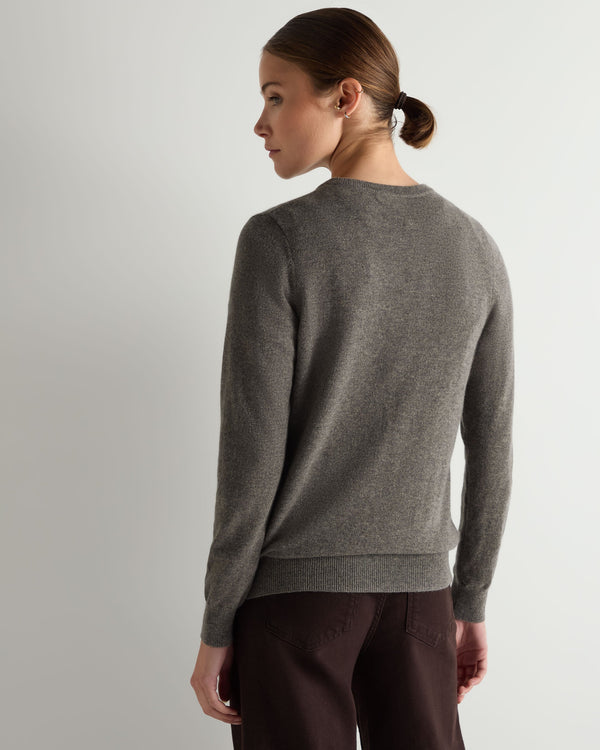Women's Evie Classic Round Neck Cashmere Sweater 4