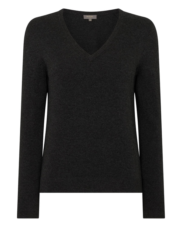 Women's Phoebe V Neck Cashmere Sweater 2