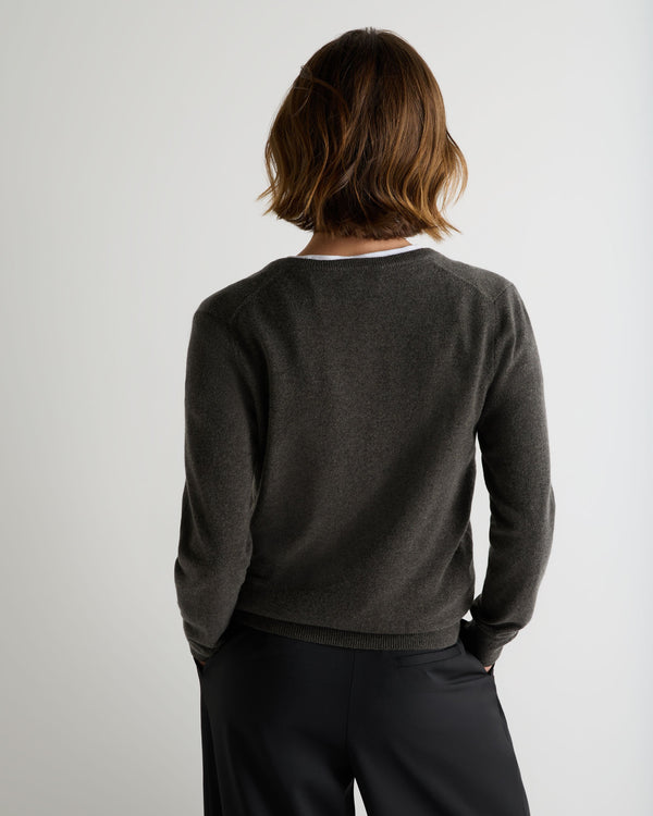 Women's Phoebe V Neck Cashmere Sweater  4