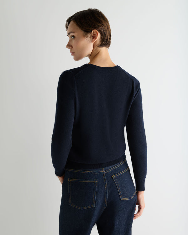 Women's Phoebe V Neck Cashmere Sweater  4