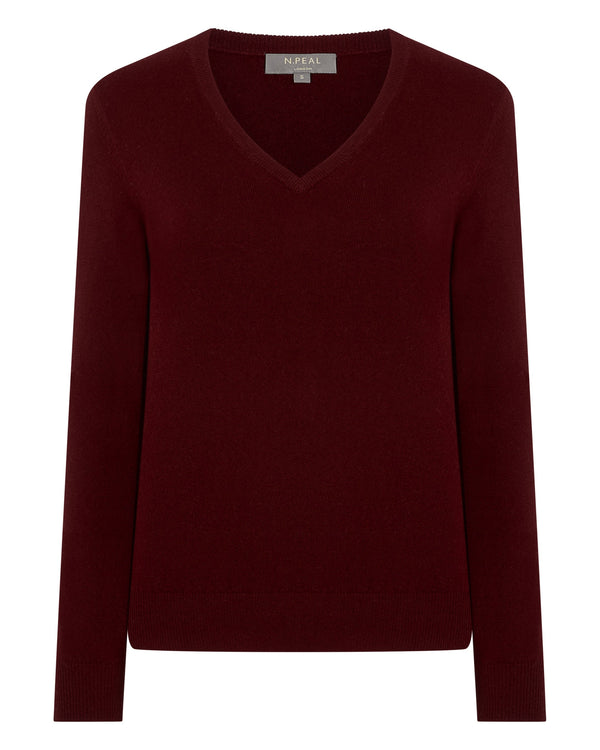 Women's Phoebe V Neck Cashmere Sweater 2