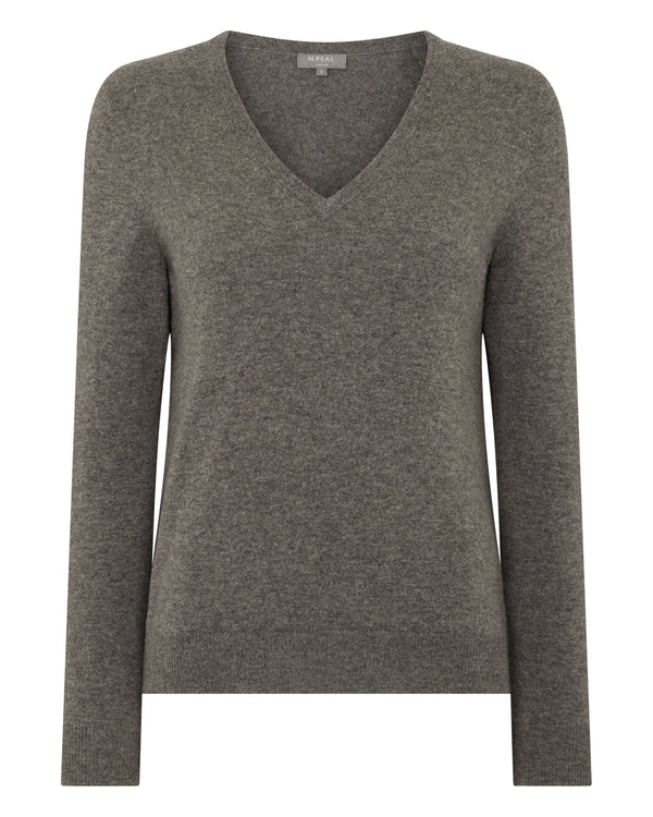 Women's Phoebe V Neck Cashmere Sweater 2