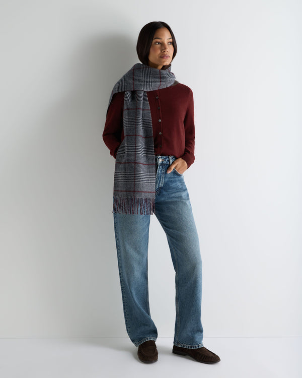 Women's Olivia Round Neck Cashmere Cardigan 3