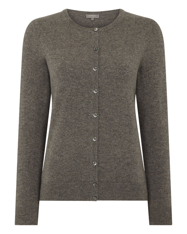 Women's Olivia Round Neck Cashmere Cardigan 2