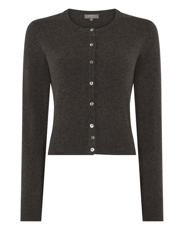 Women's Ivy Cropped Cashmere Cardigan  2