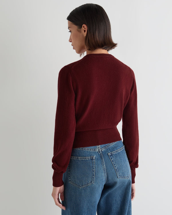 Women's Ivy Cropped Cashmere Cardigan 4
