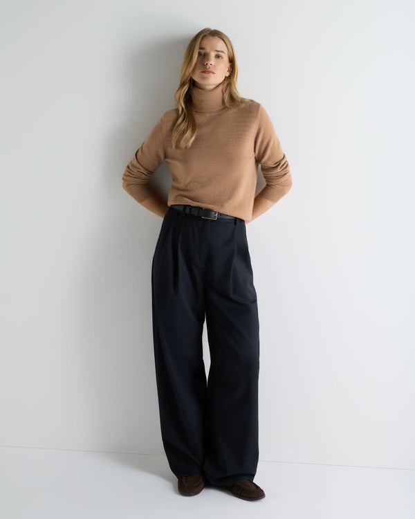 Women's Polo Neck Cashmere Sweater 3