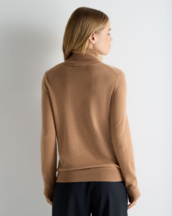 Women's Polo Neck Cashmere Sweater 4
