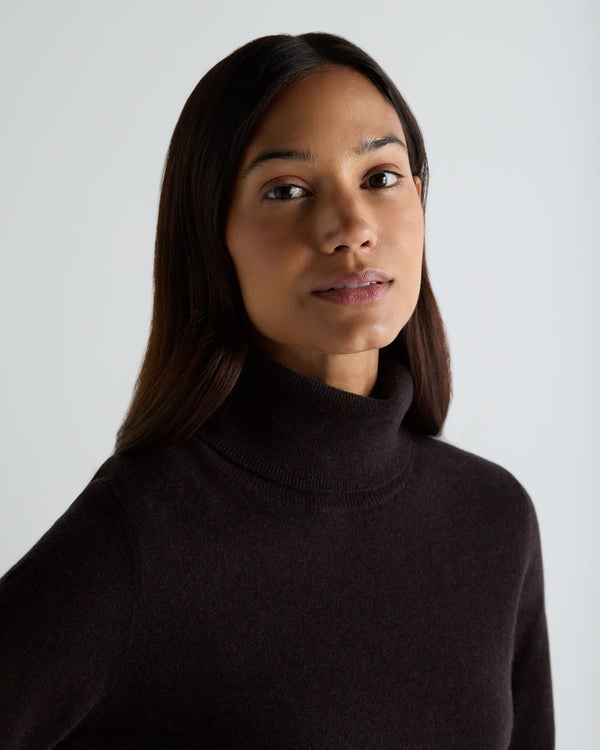 Women's Luna Turtle Neck Cashmere Sweater 5