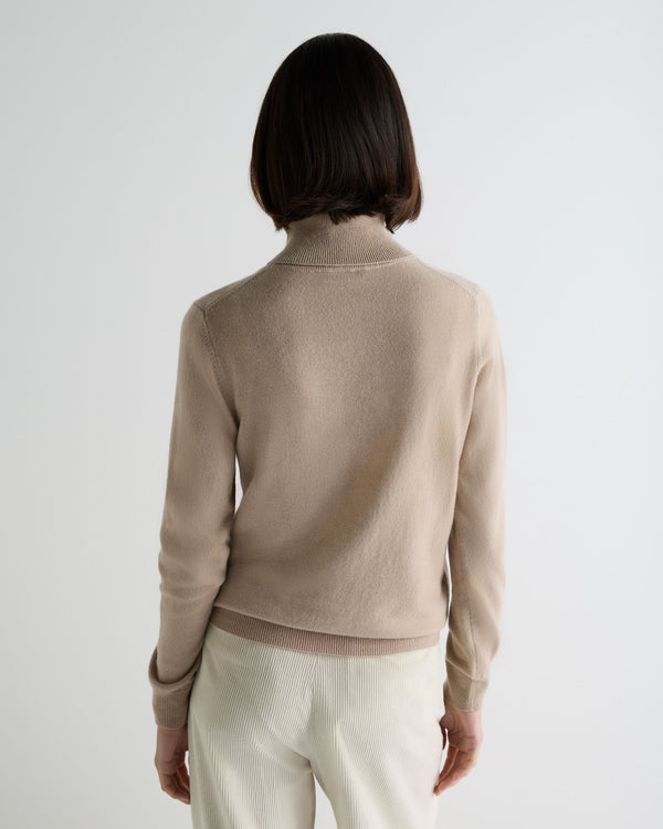 Women's Luna Turtle Neck Cashmere Sweater 4