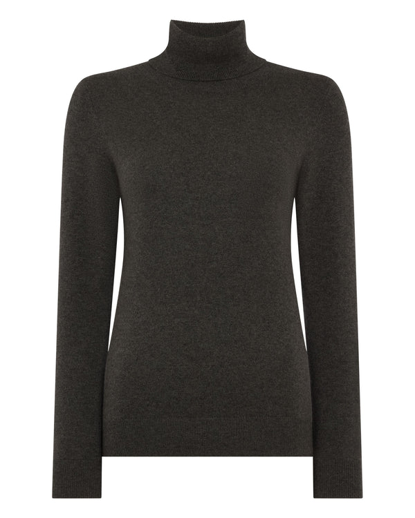 Women's Luna Turtle Neck Cashmere Sweater  2