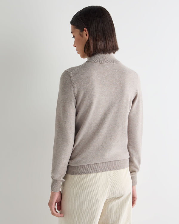 Women's Luna Turtle Neck Cashmere Sweater 4