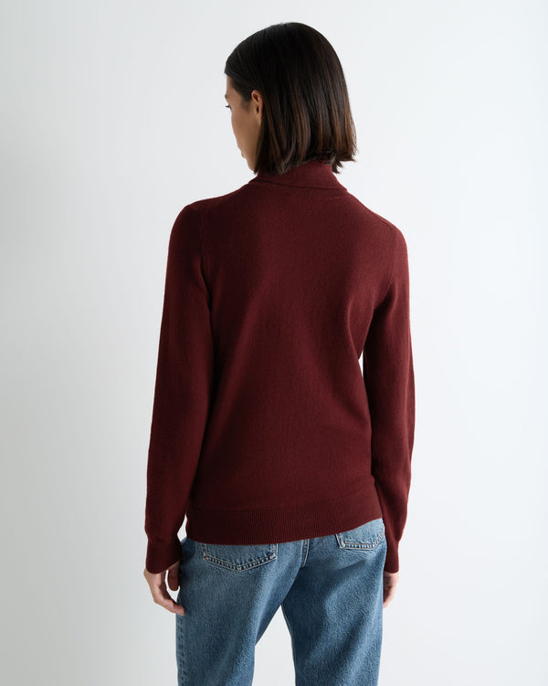 Women's Luna Turtle Neck Cashmere Sweater 4