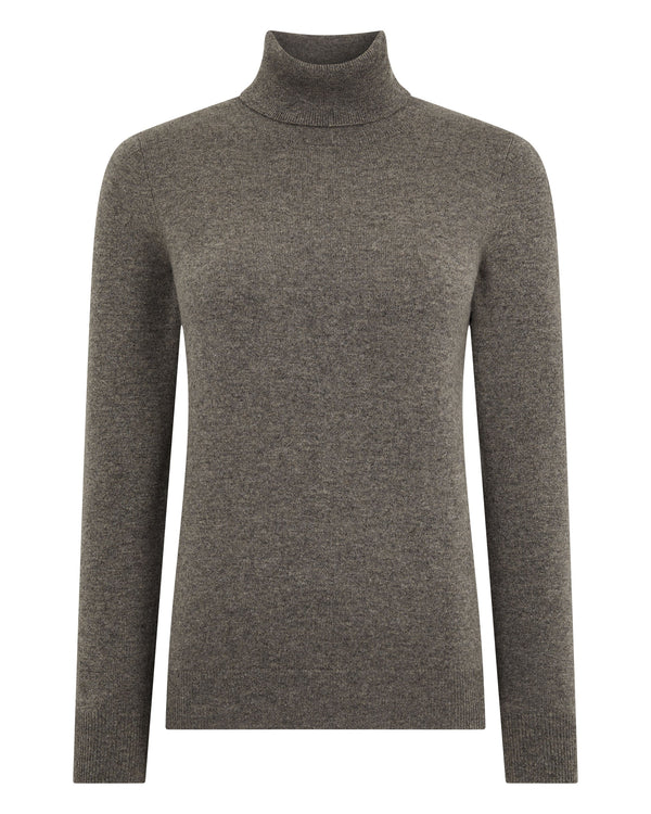 Women's Luna Turtle Neck Cashmere Sweater 2