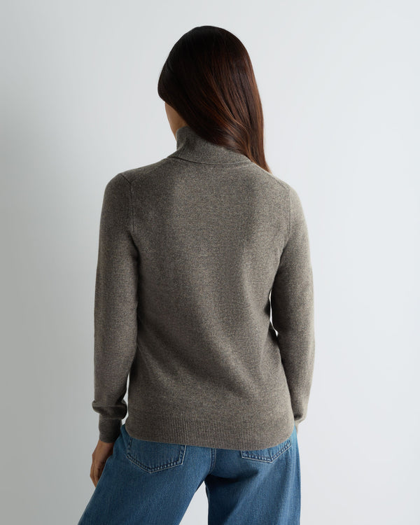 Women's Luna Turtle Neck Cashmere Sweater 4